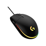 Logitech G203 Wired Gaming Mouse, 8,000 DPI, Rainbow Optical Effect LIGHTSYNC RGB, 6 Programmable Buttons, On-Board Memory, Screen Mapping, PC/Mac Computer and Laptop Compatible