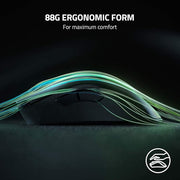 Razer DeathAdder v2 Pro Wireless Gaming Mouse: 20K DPI Optical Sensor - 3X Faster Than Mechanical Optical Switch - Chroma RGB Lighting - 8 Programmable Buttons