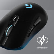 Logitech G703 Lightspeed Pro-Grade Wireless Gaming Mouse, 16000 DPI, RGB, Adjustable Weights, 6 Programmable Buttons, On-Board Memory, Long Battery Life, PC/Mac