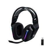 Logitech G733 Lightspeed Wireless Gaming Headset, Suspension Headband, Lightsync RGB, Blue VO!CE Mic, PRO-G Audio – Black, Gaming Headset Wireless, PC, PS5, PS4, Switch Compatible
