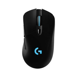 Logitech G703 Lightspeed Pro-Grade Wireless Gaming Mouse, 16000 DPI, RGB, Adjustable Weights, 6 Programmable Buttons, On-Board Memory, Long Battery Life, PC/Mac