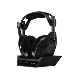 Logitech G Astro A50 X Omni-Platform Wireless Gaming Headset + Base Station for PS5, Xbox, PC: PLAYSYNC Video & Audio Switcher, HDMI 2.1 4K 120Hz VRR, <24 bit/48 kHz, 24hr Battery, 2.4GHz & BT