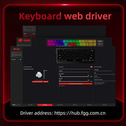 MADLIONS MAD 60 HE RGB 60% Wired Magnetic Switch Gaming Keyboard with Adjustable Actuation, 8K Hz Polling Rate, Rapid Trigger Mode, Hall Effect Switches, for PC/Mac